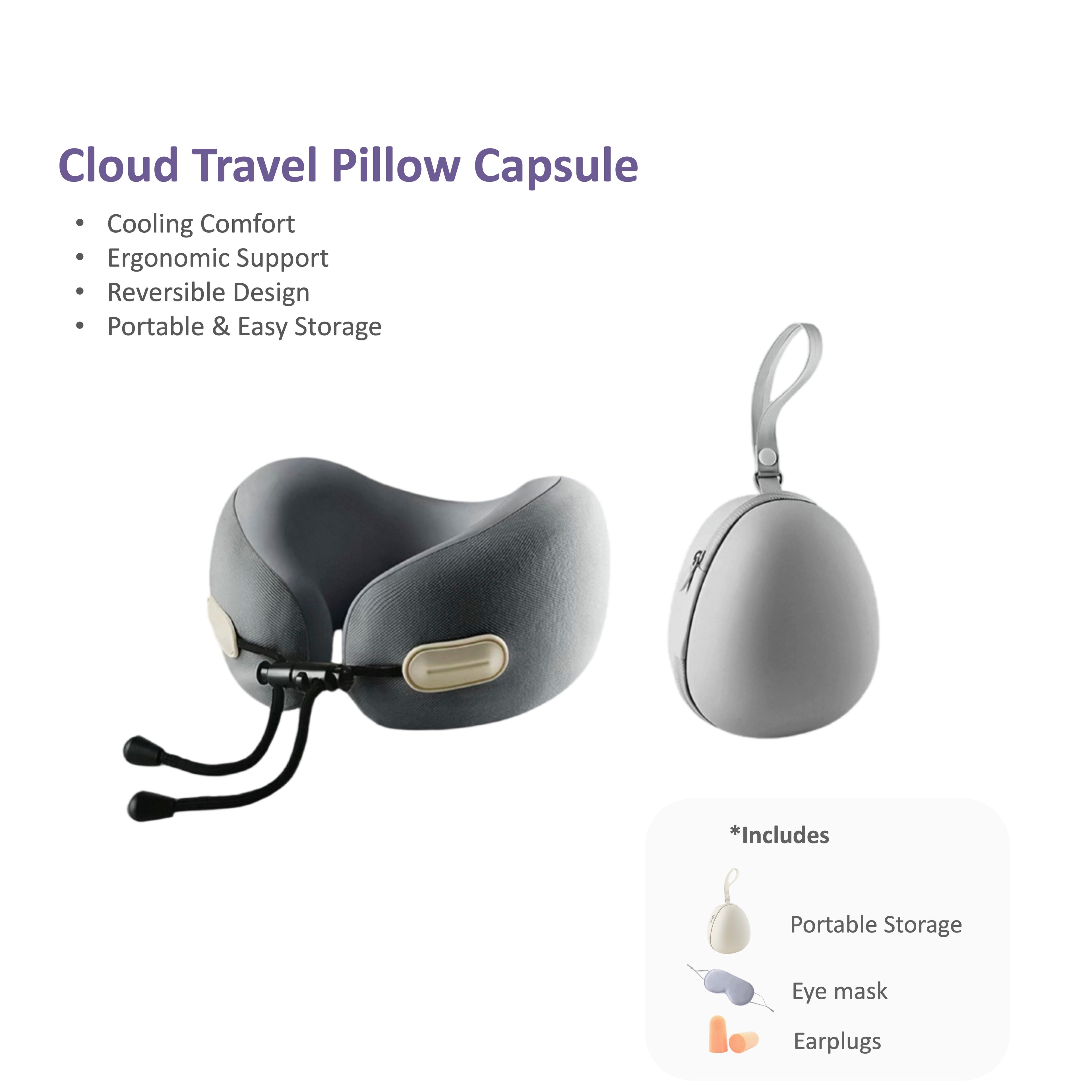 Cloud Travel Pillow Capsule