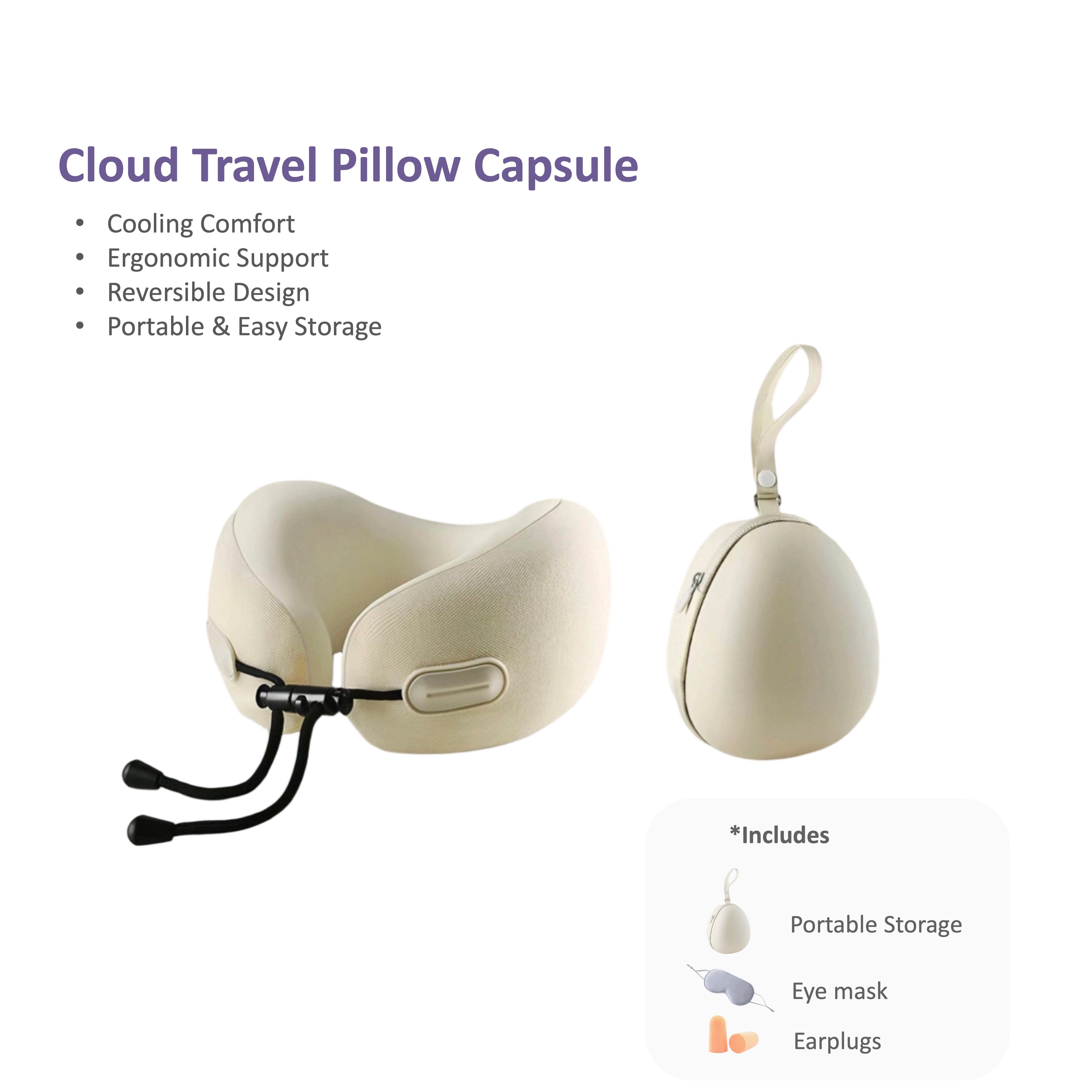 Cloud Travel Pillow Capsule